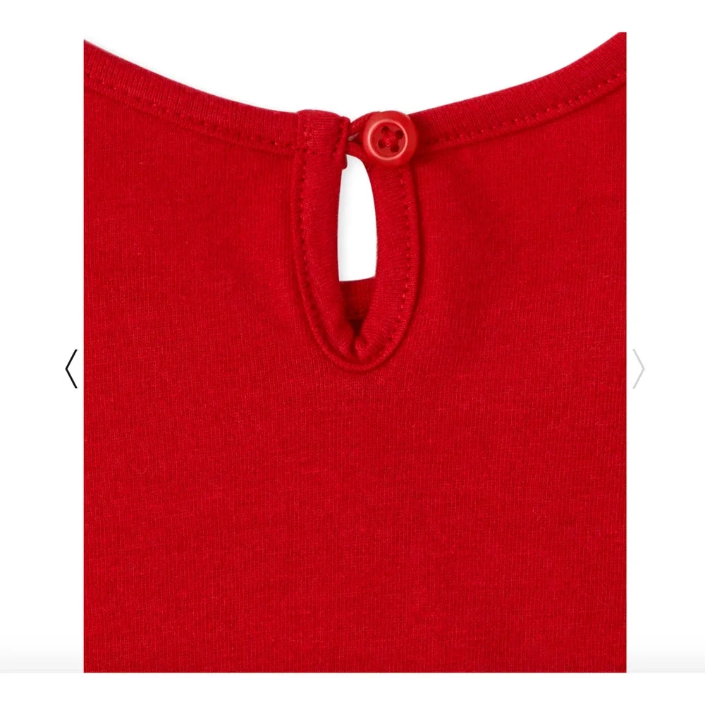**NWT Children's Place Red W/Glitter 